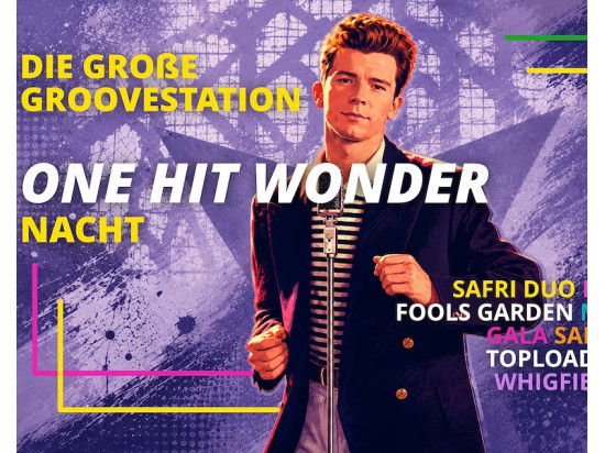 Die große GrooveStation One-Hit-Wonder Nacht