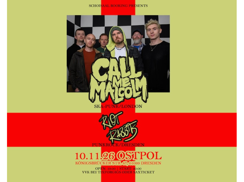 Tickets für Call Me Malcolm in Dresden