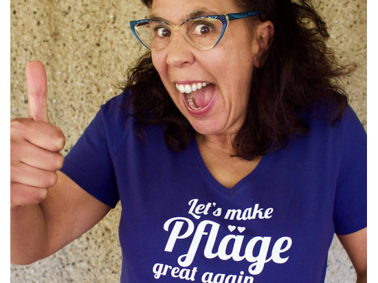 Sybille Bullatschek "Ich darf das, ich bin Pflägekraft!"